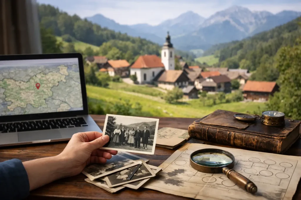 How a Slovenian Ancestral Village Search Works